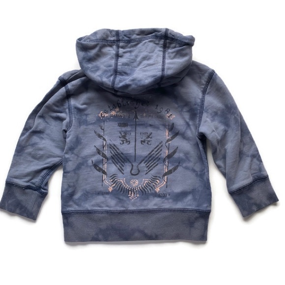 2/$20 Guess blue zip up hoodie toddler EUC 2T - Picture 2 of 4